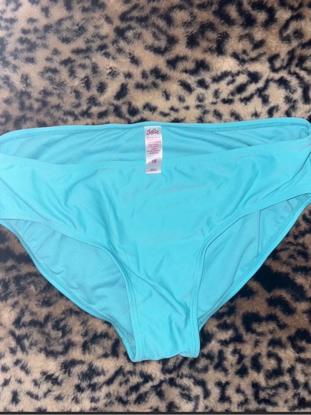 Justice Aqua Blue Bikini Bottom